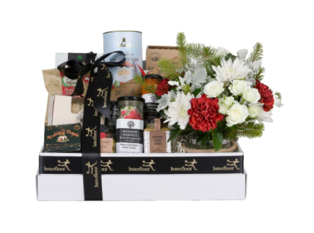 Christmas Treats & Blooms Hamper