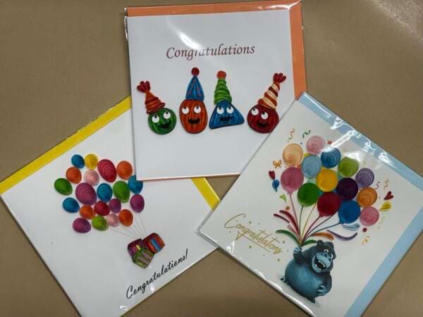 Assorted Congratulations Quill Cards (L)